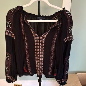 American eagle long-sleeve blouse